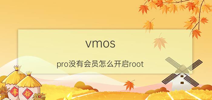 vmos pro没有会员怎么开启root vmos怎么开4.0？